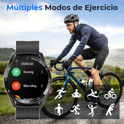 Nuevo reloj inteligente multifuncional ✨Soporta IOS y Android.