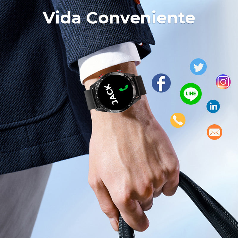 Nuevo reloj inteligente multifuncional ✨Soporta IOS y Android.